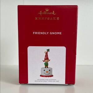 NEW Hallmark Gregor Benedetti Friendly Gnome Ornament 2021